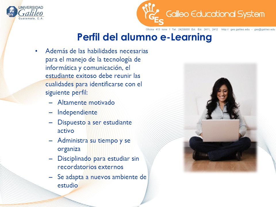 Perfil del alumno e-Learning