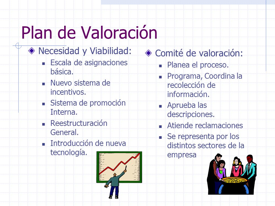 Plan de Valoración Necesidad y Viabilidad: Comité de valoración: