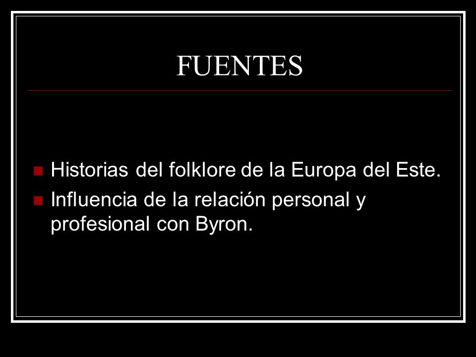 FUENTES Historias del folklore de la Europa del Este.