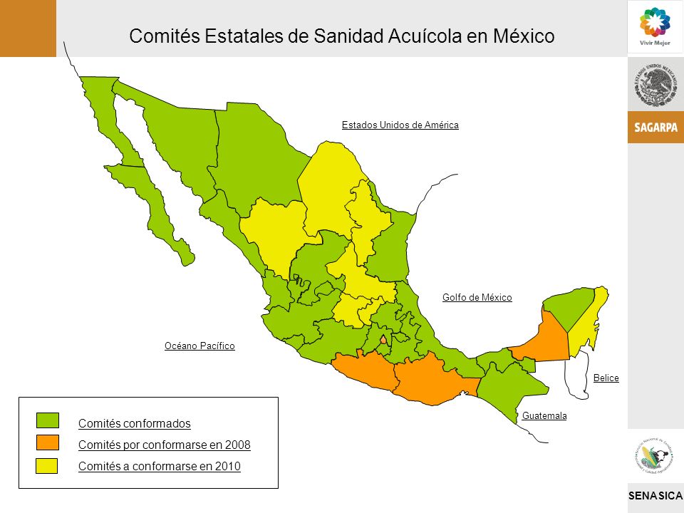 Comités Estatales de Sanidad Acuícola en México