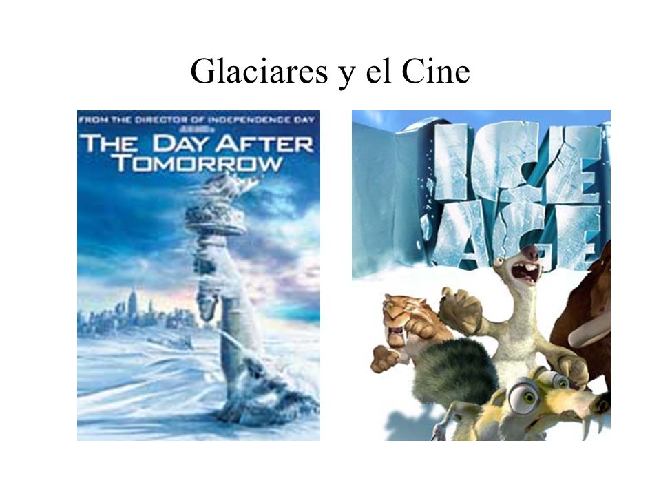 Glaciares y el Cine
