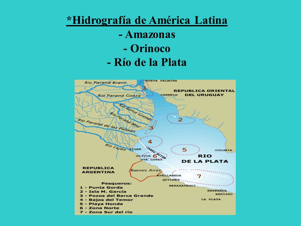 *Hidrografía de América Latina - Amazonas