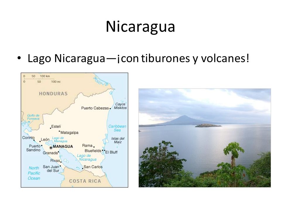 Nicaragua Lago Nicaragua—¡con tiburones y volcanes!