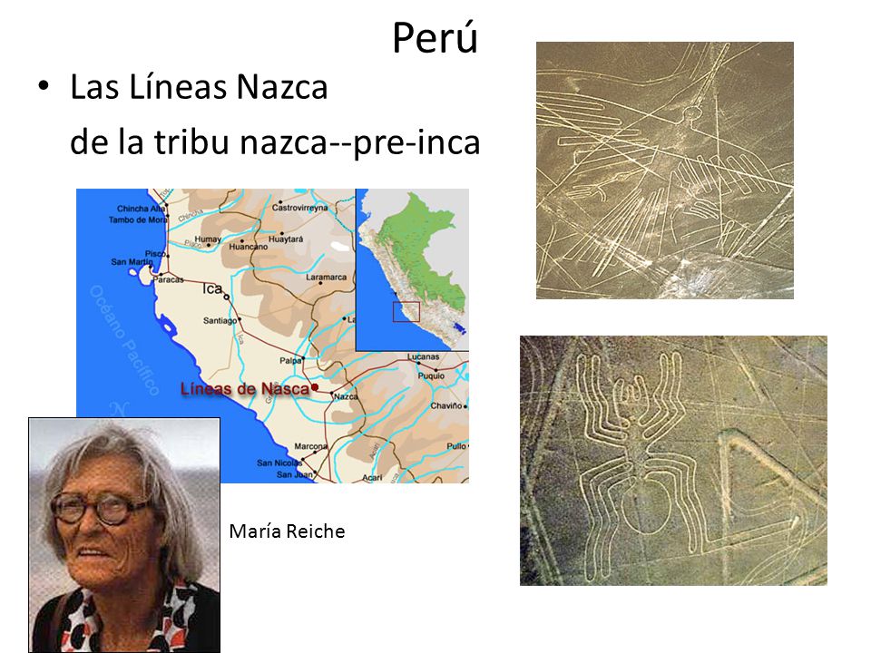 Perú Las Líneas Nazca de la tribu nazca--pre-inca María Reiche