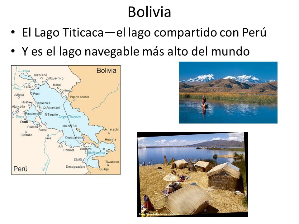 Bolivia El Lago Titicaca—el lago compartido con Perú