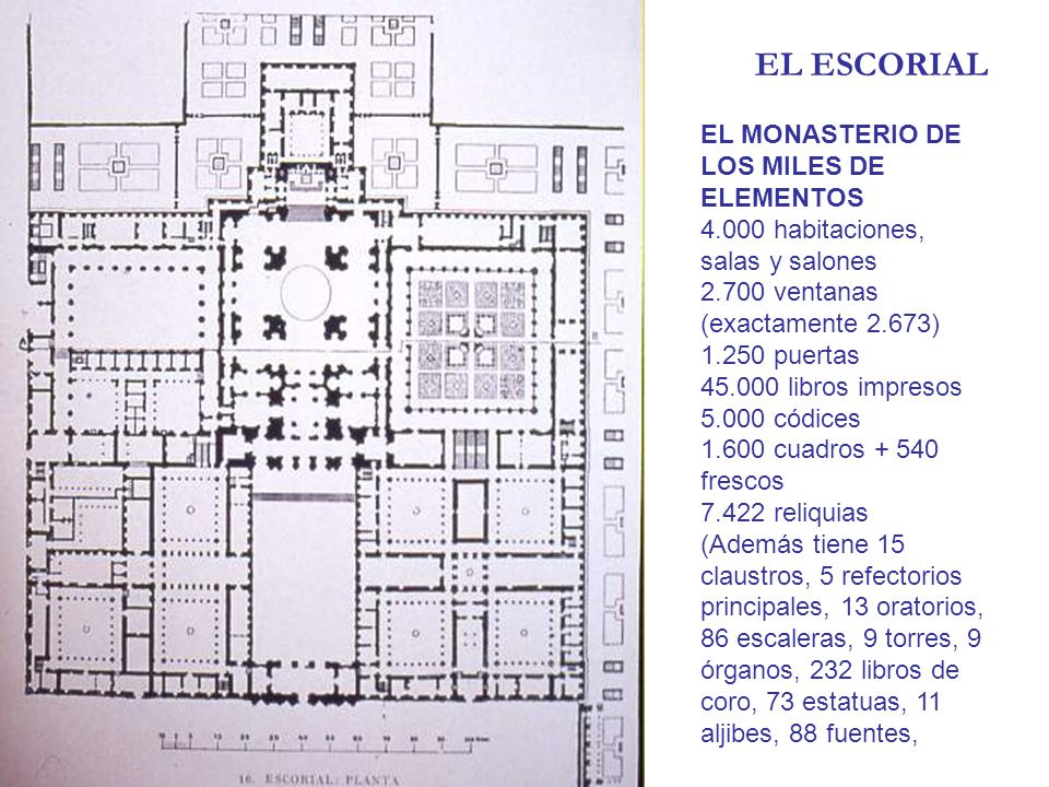 EL ESCORIAL EL MONASTERIO DE LOS MILES DE ELEMENTOS