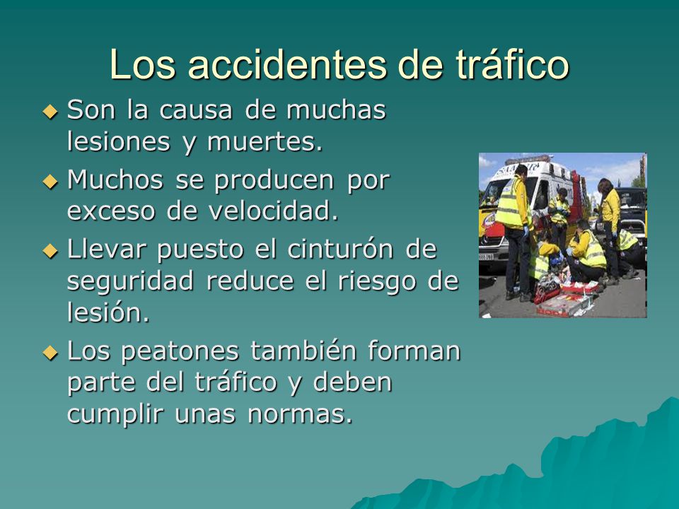 Los accidentes de tráfico