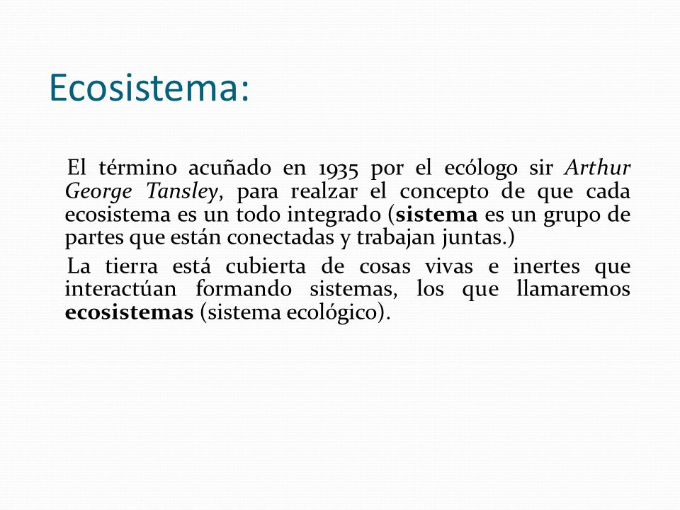 Ecosistema: