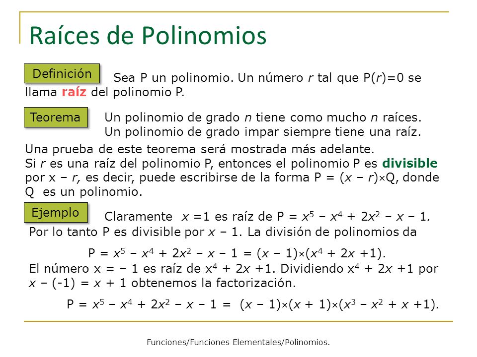 Funciones/Funciones Elementales/Polinomios.