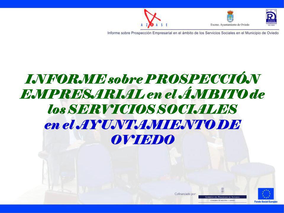 INFORME sobre PROSPECCIÓN EMPRESARIAL en el ÁMBITO de los SERVICIOS SOCIALES en el AYUNTAMIENTO DE OVIEDO