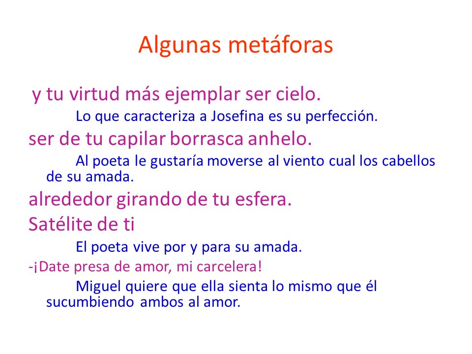 Algunas metáforas ser de tu capilar borrasca anhelo.