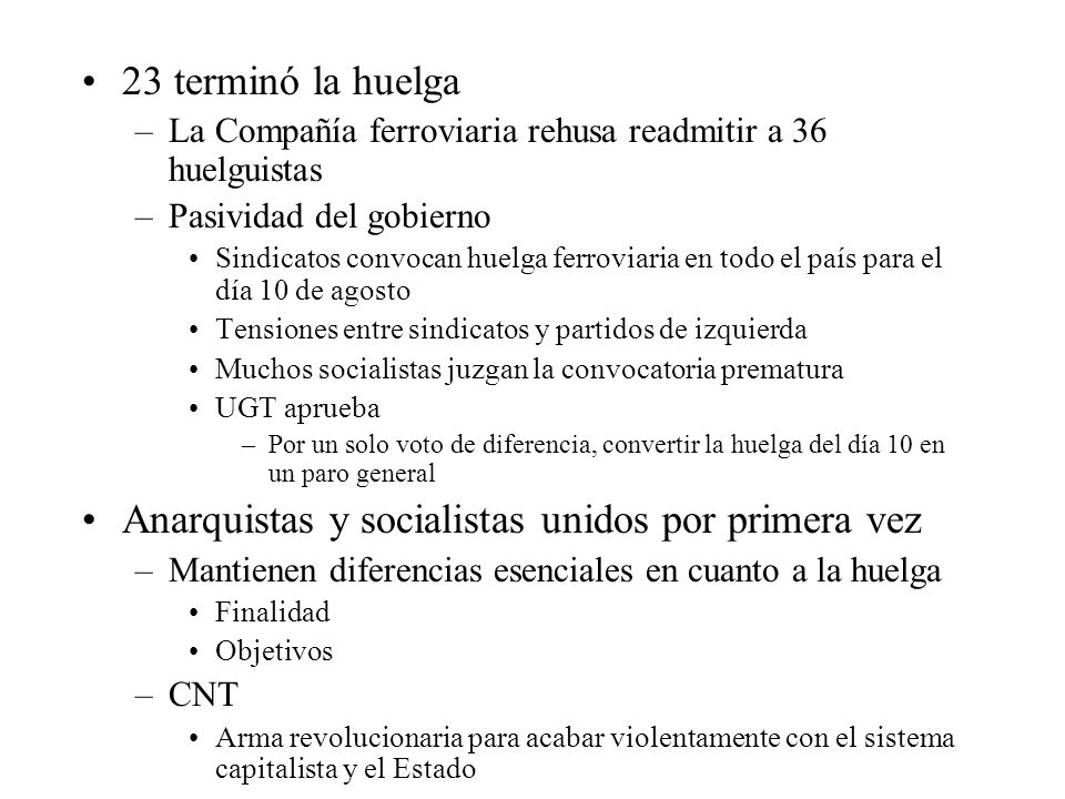 Anarquistas y socialistas unidos por primera vez