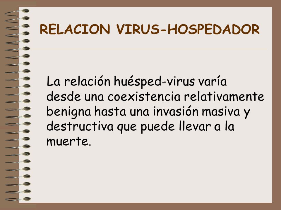 RELACION VIRUS-HOSPEDADOR