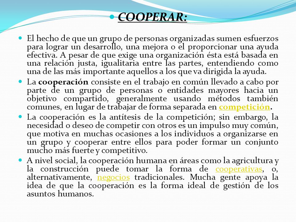 COOPERAR: