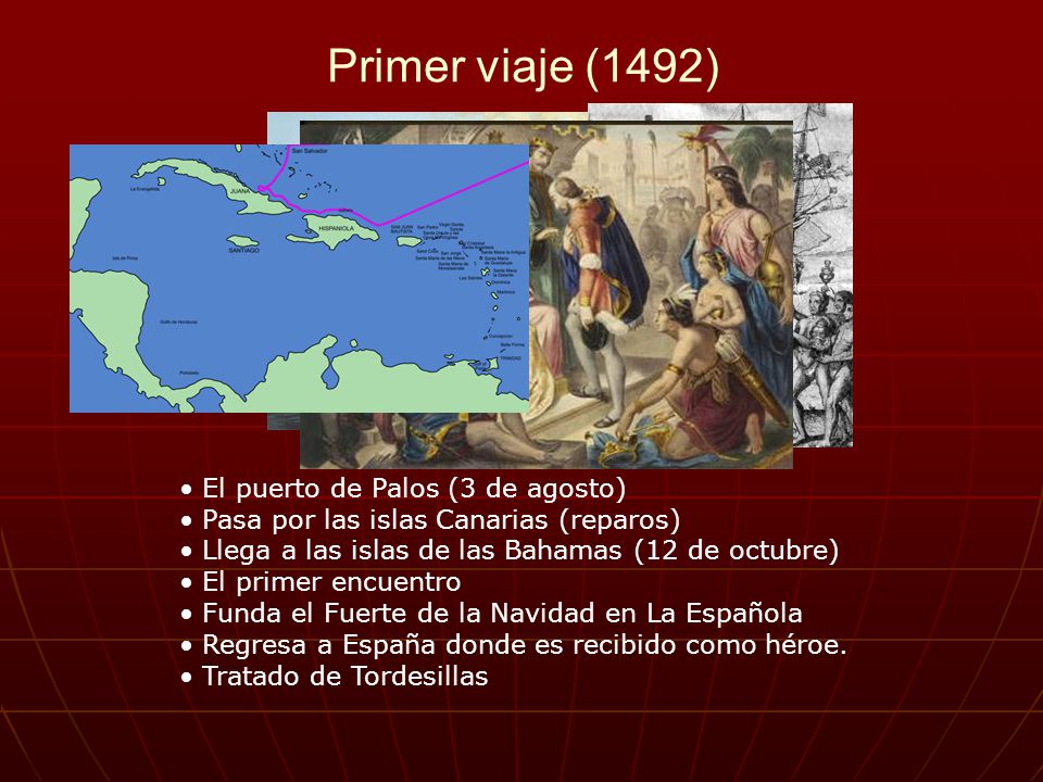 Primer viaje (1492) El puerto de Palos (3 de agosto)