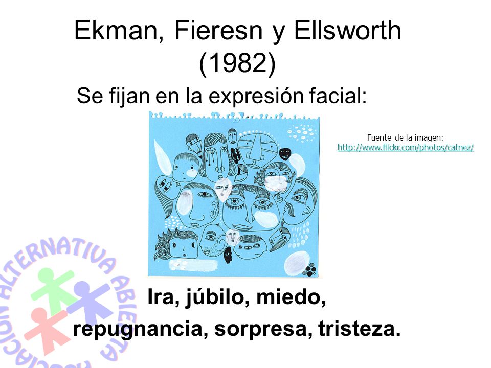 Ekman, Fieresn y Ellsworth (1982)