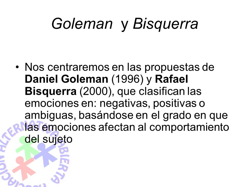 Goleman y Bisquerra