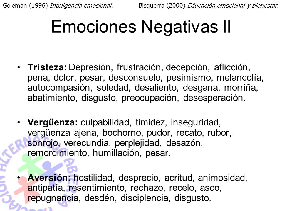 Emociones Negativas II