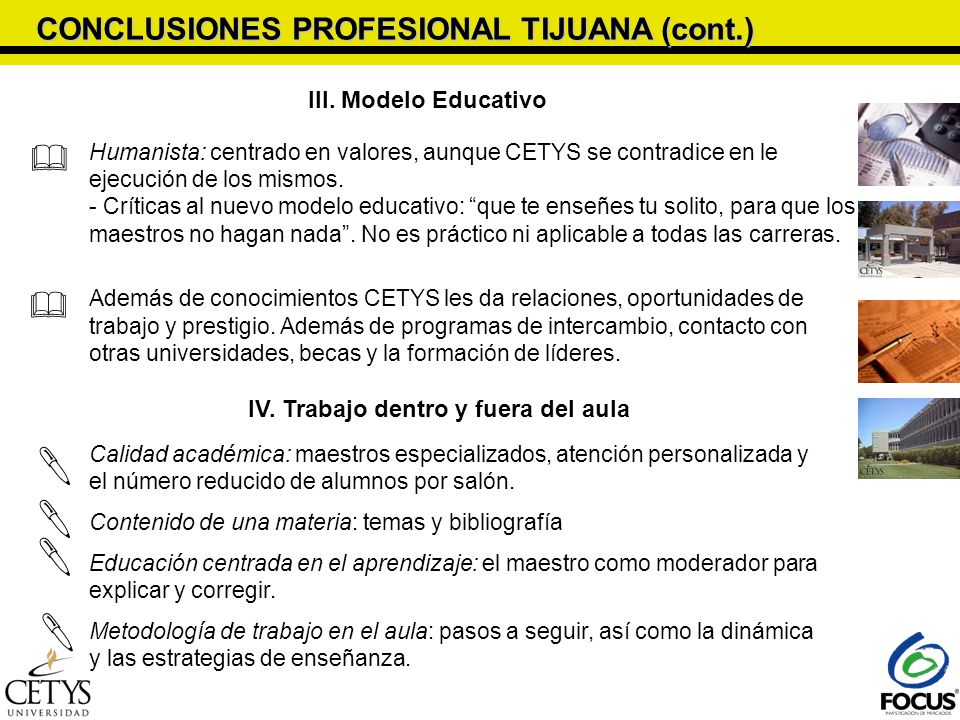      CONCLUSIONES PROFESIONAL TIJUANA (cont.)