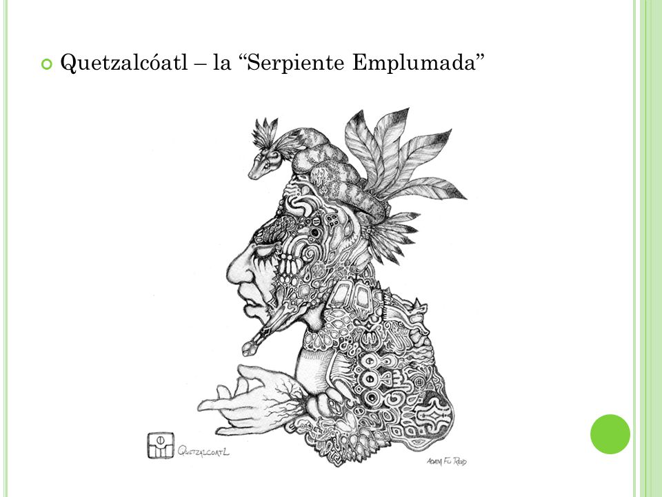 Quetzalcóatl – la Serpiente Emplumada