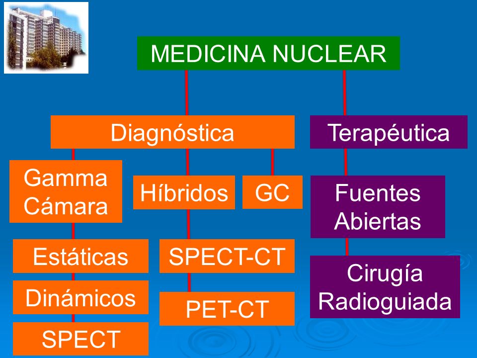 MEDICINA NUCLEAR Diagnóstica. Terapéutica. Gamma. Cámara. Híbridos. GC. Fuentes. Abiertas. Estáticas.