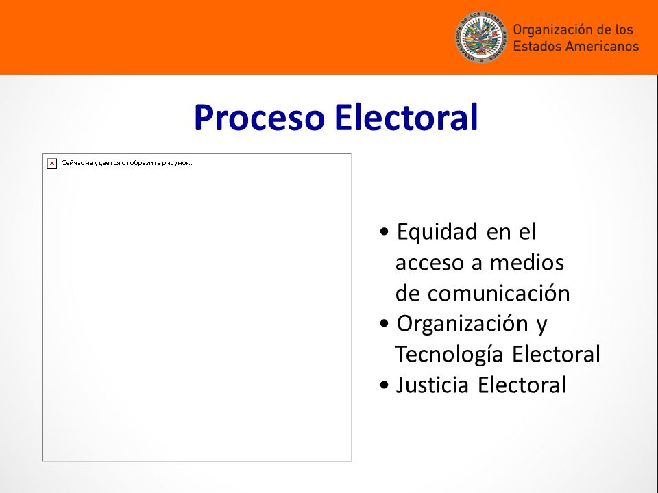 Proceso Electoral • Equidad en el acceso a medios de comunicación
