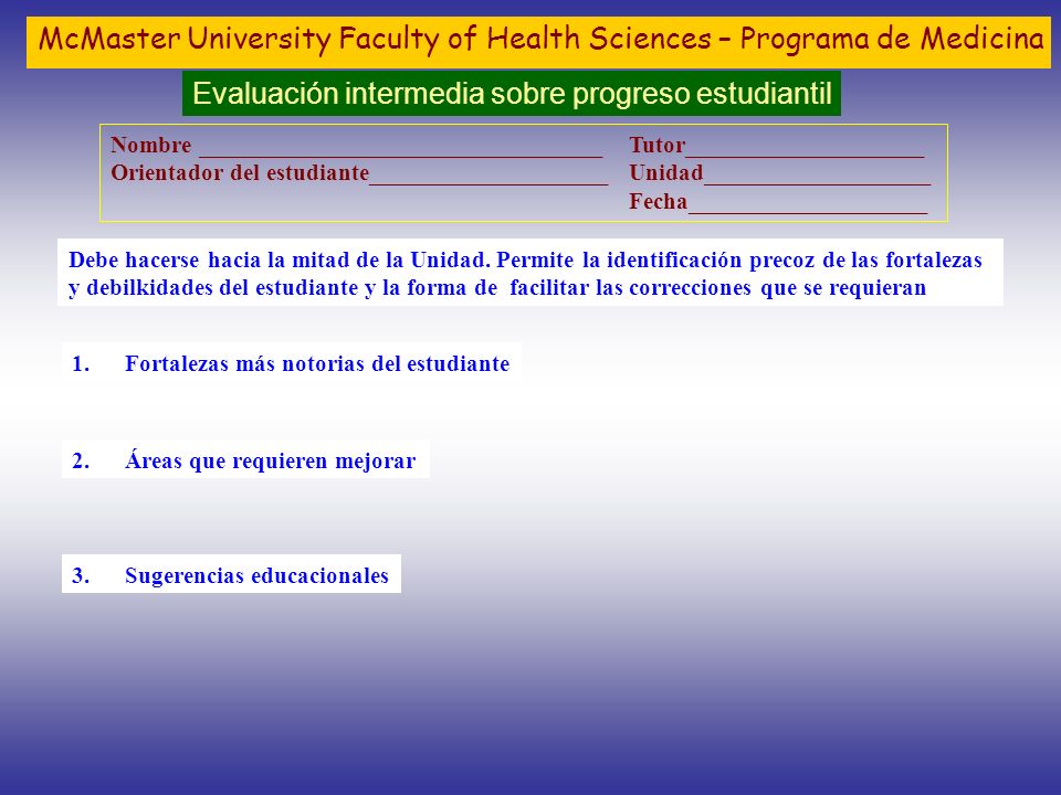 McMaster University Faculty of Health Sciences – Programa de Medicina