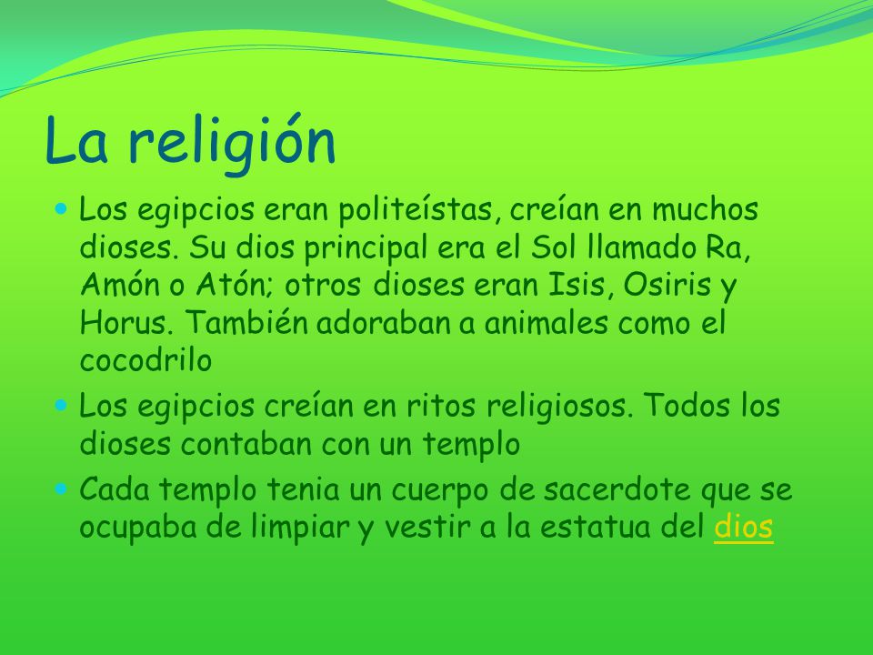 La religión