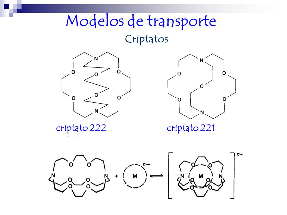 Modelos de transporte Criptatos criptato 222 criptato 221