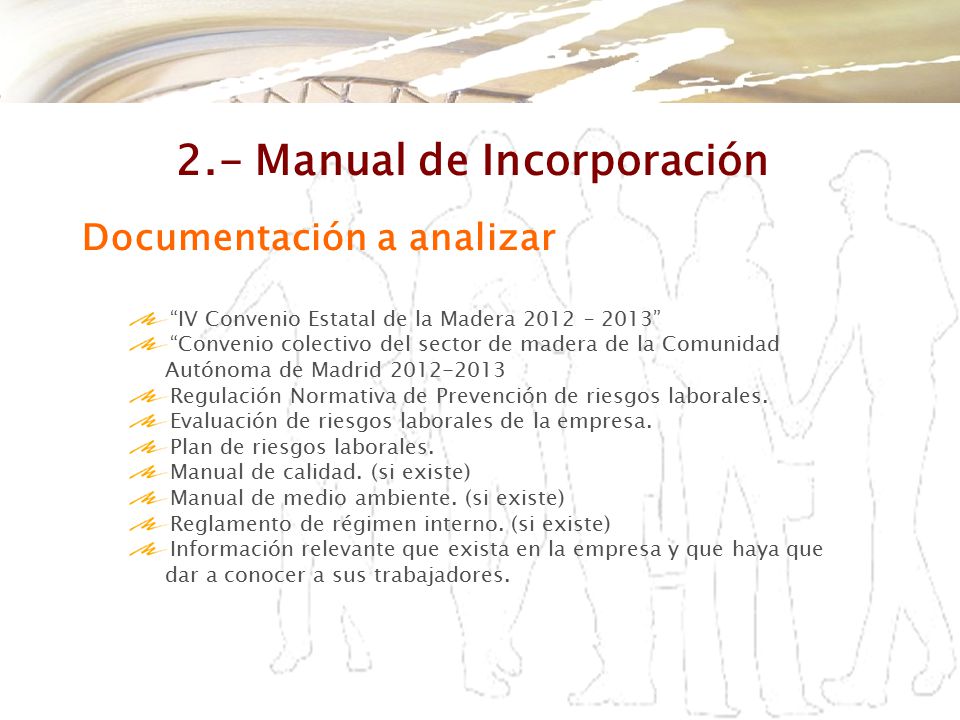 2.- Manual de Incorporación
