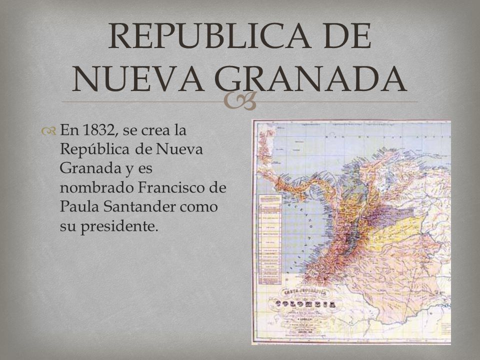 REPUBLICA DE NUEVA GRANADA