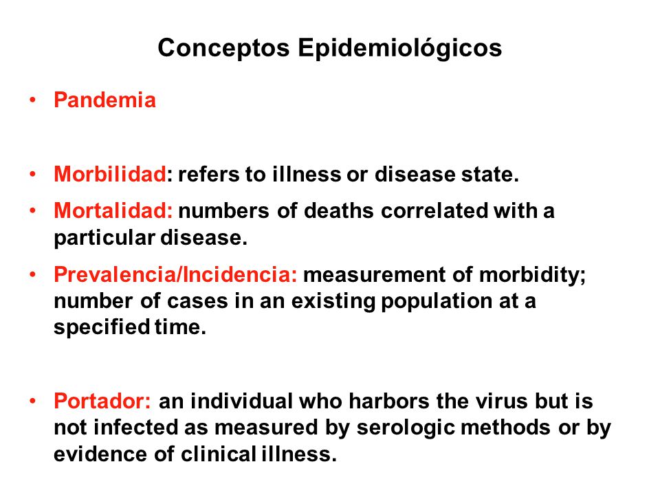 Conceptos Epidemiológicos