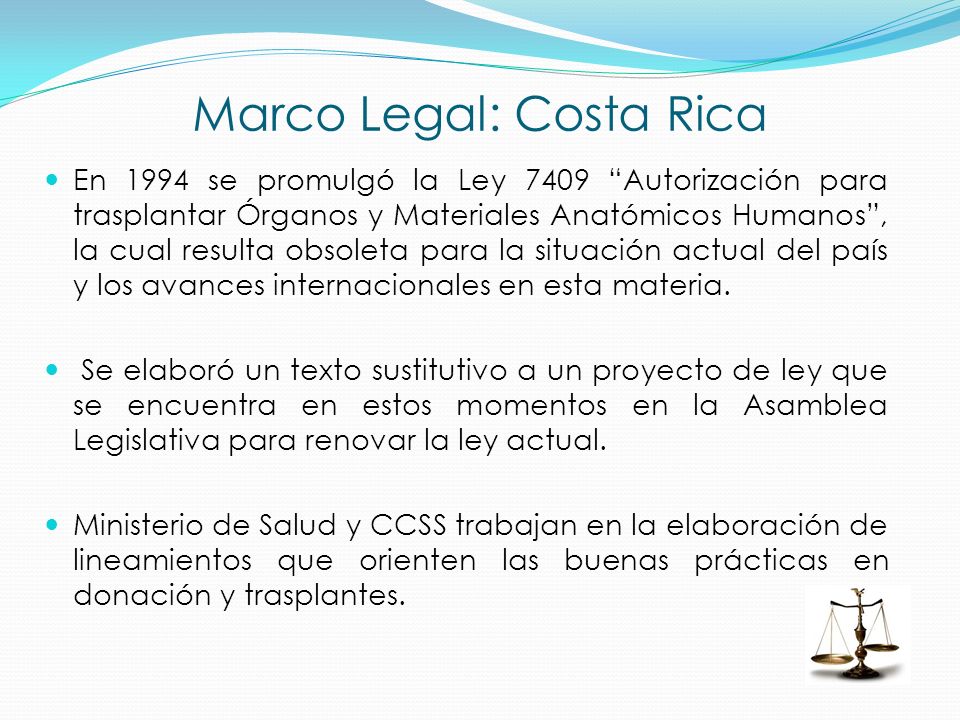 Marco Legal: Costa Rica
