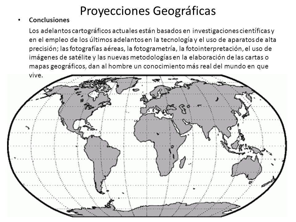 Proyecciones Geográficas