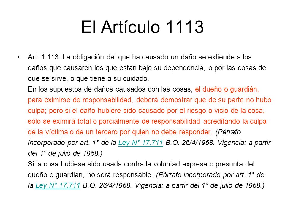 El Artículo 1113