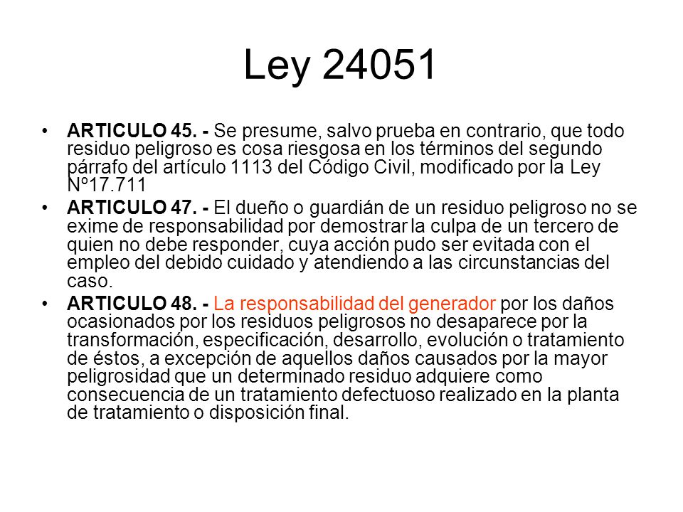 Ley 24051