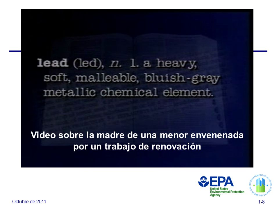 Prácticas seguras para trabajar con el plomo en labores de renovación, reparación y pintura