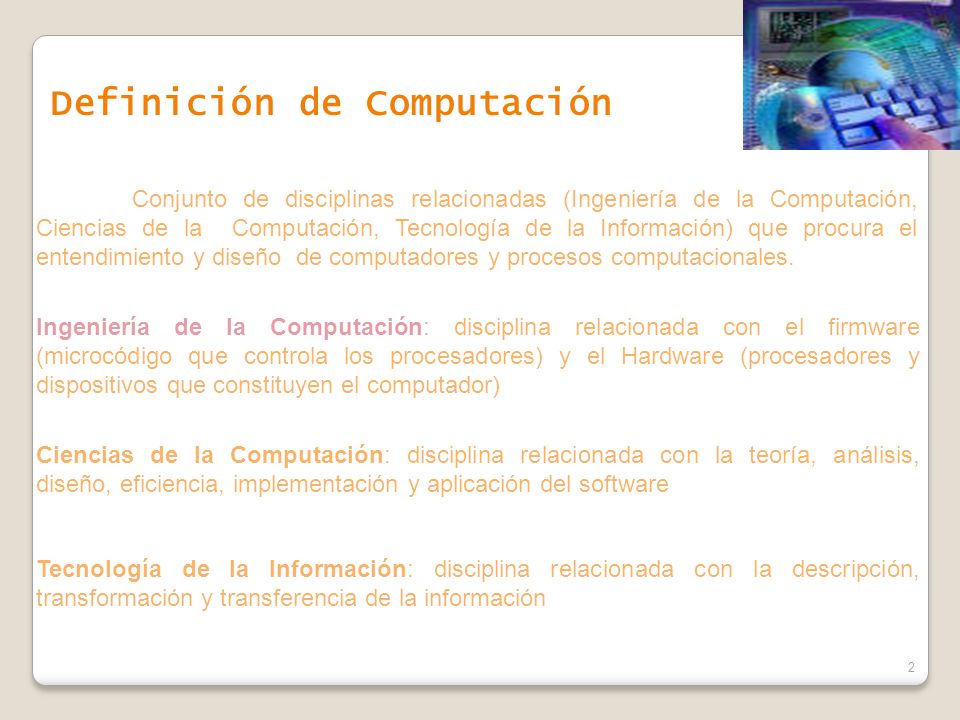 Definición de Computación