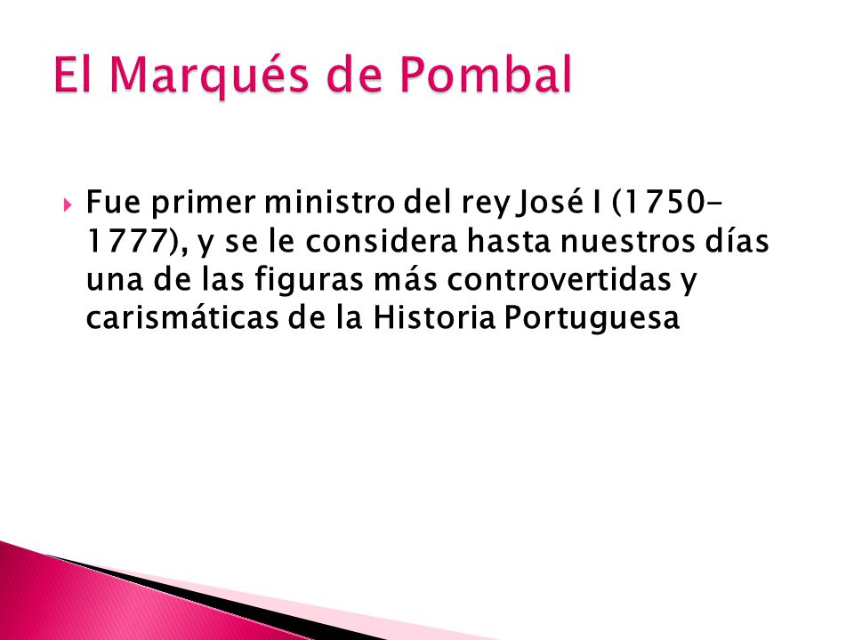 El Marqués de Pombal