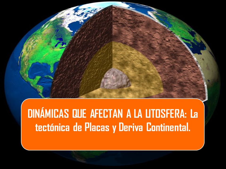 DINÁMICAS QUE AFECTAN A LA LITOSFERA: La tectónica de Placas y Deriva Continental.