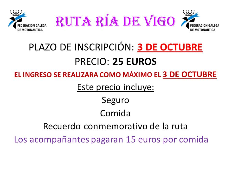 EL INGRESO SE REALIZARA COMO MÁXIMO EL 3 DE OCTUBRE