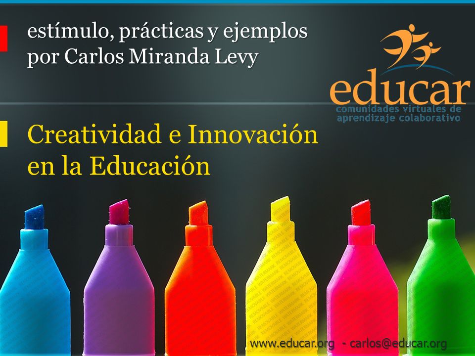 estímulo, prácticas y ejemplos por Carlos Miranda Levy