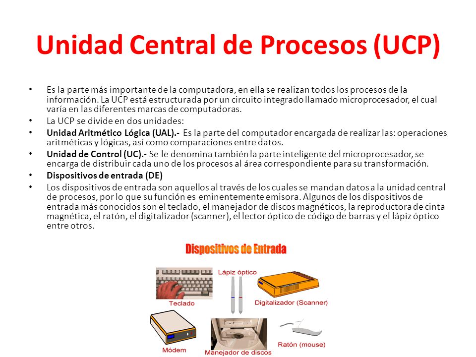 Unidad Central de Procesos (UCP)