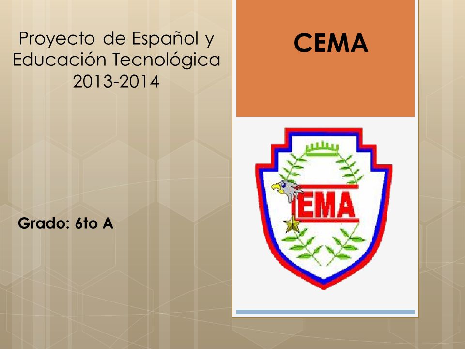 Proyecto de Español y Educación Tecnológica