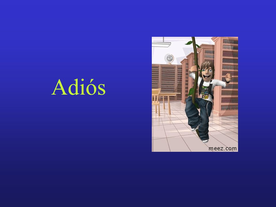 Adiós