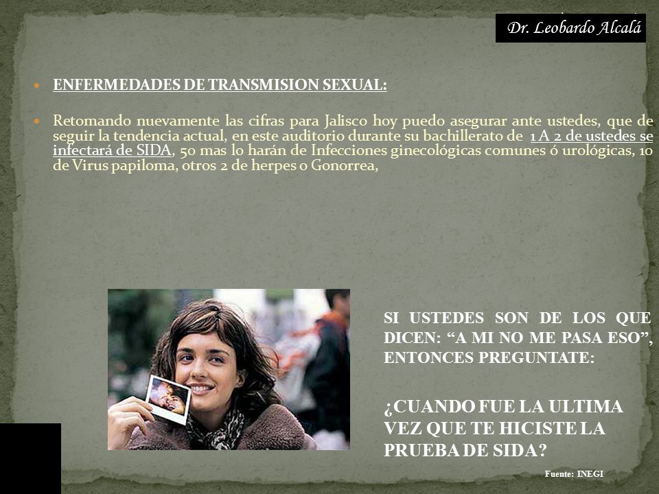 ¿CUANDO FUE LA ULTIMA VEZ QUE TE HICISTE LA PRUEBA DE SIDA