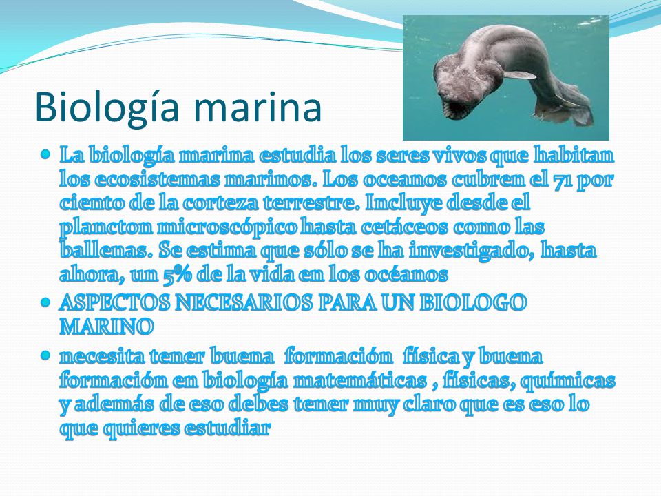 Biología marina