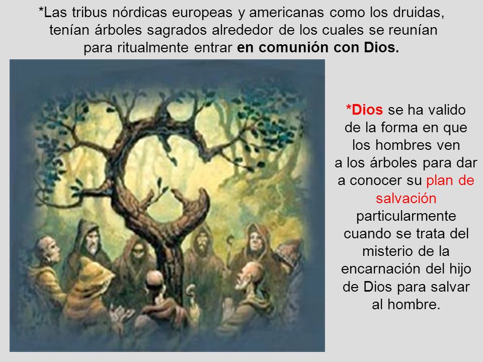 *Las tribus nórdicas europeas y americanas como los druidas,