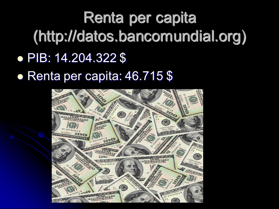 Renta per capita (
