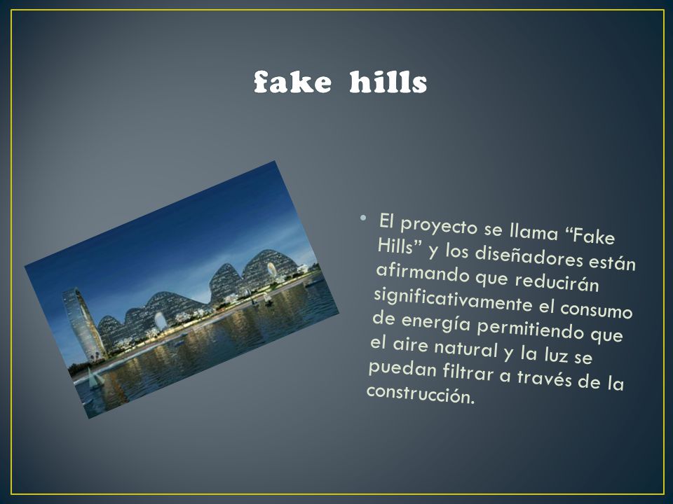 fake hills